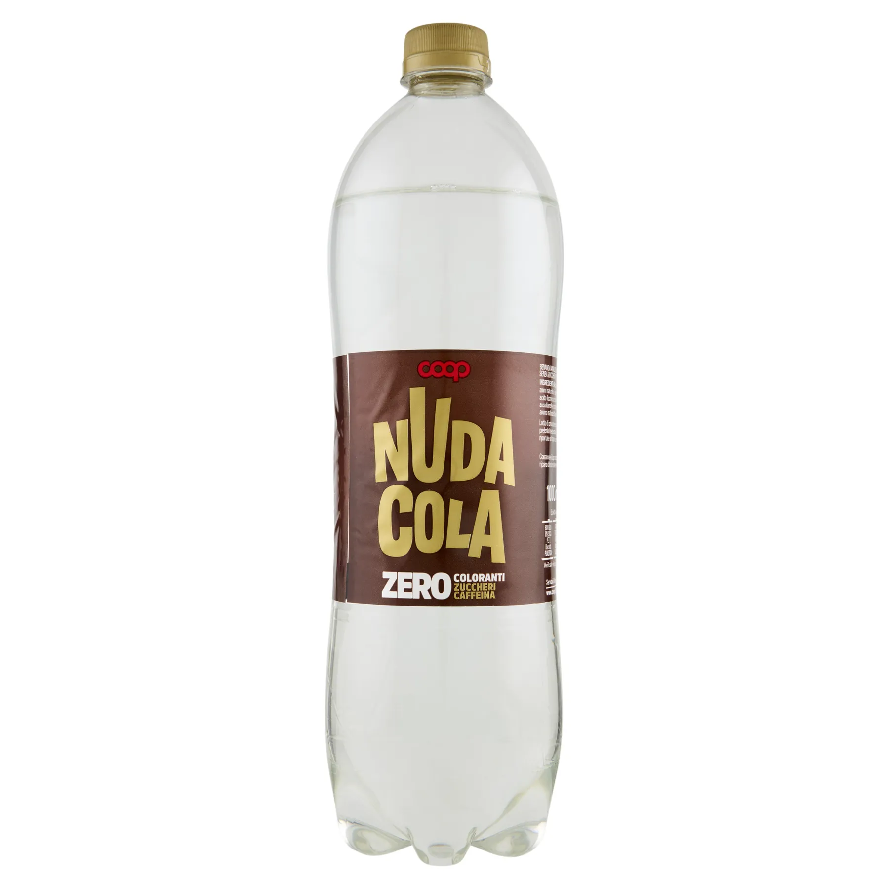 Coop lancia Nuda Cola, la bevanda trasparente per ribadire il no ai coloranti